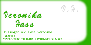 veronika hass business card